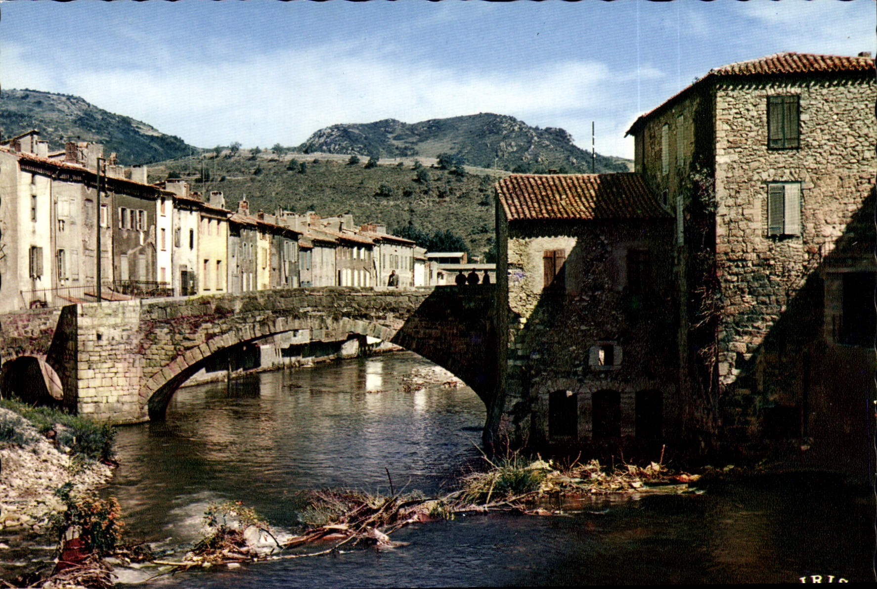 CPA Quillan Aude Le Pont vieux sur l'Aude