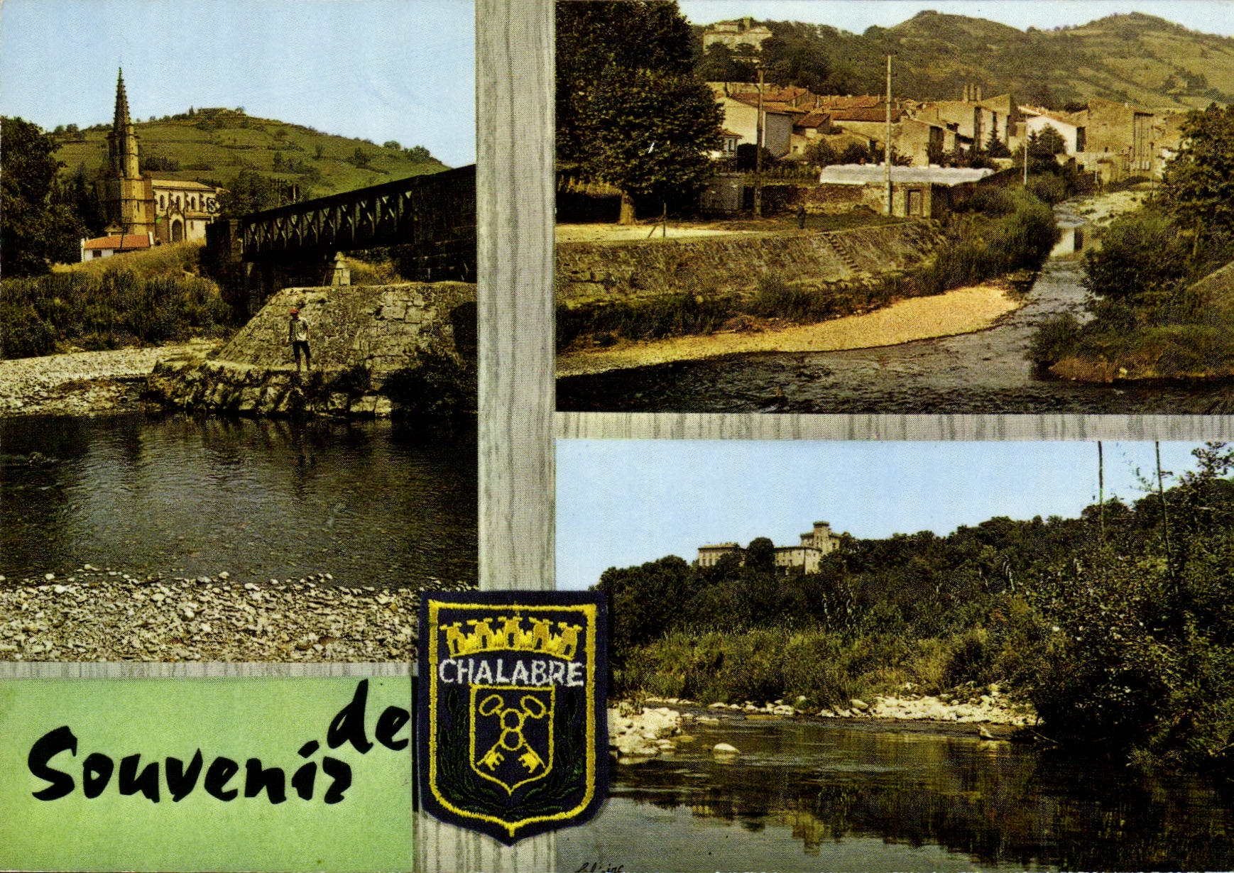 CPA Souvenir de Chalabre L'Eglise 