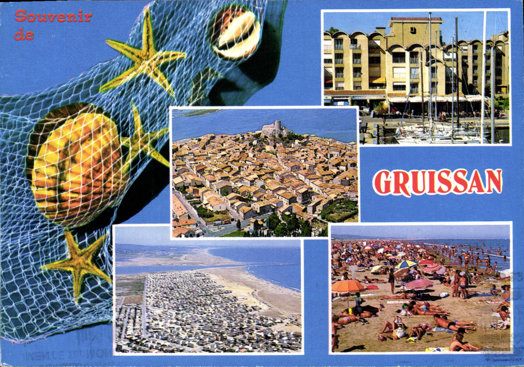 CPA Souvenir de Gruissan Aude 