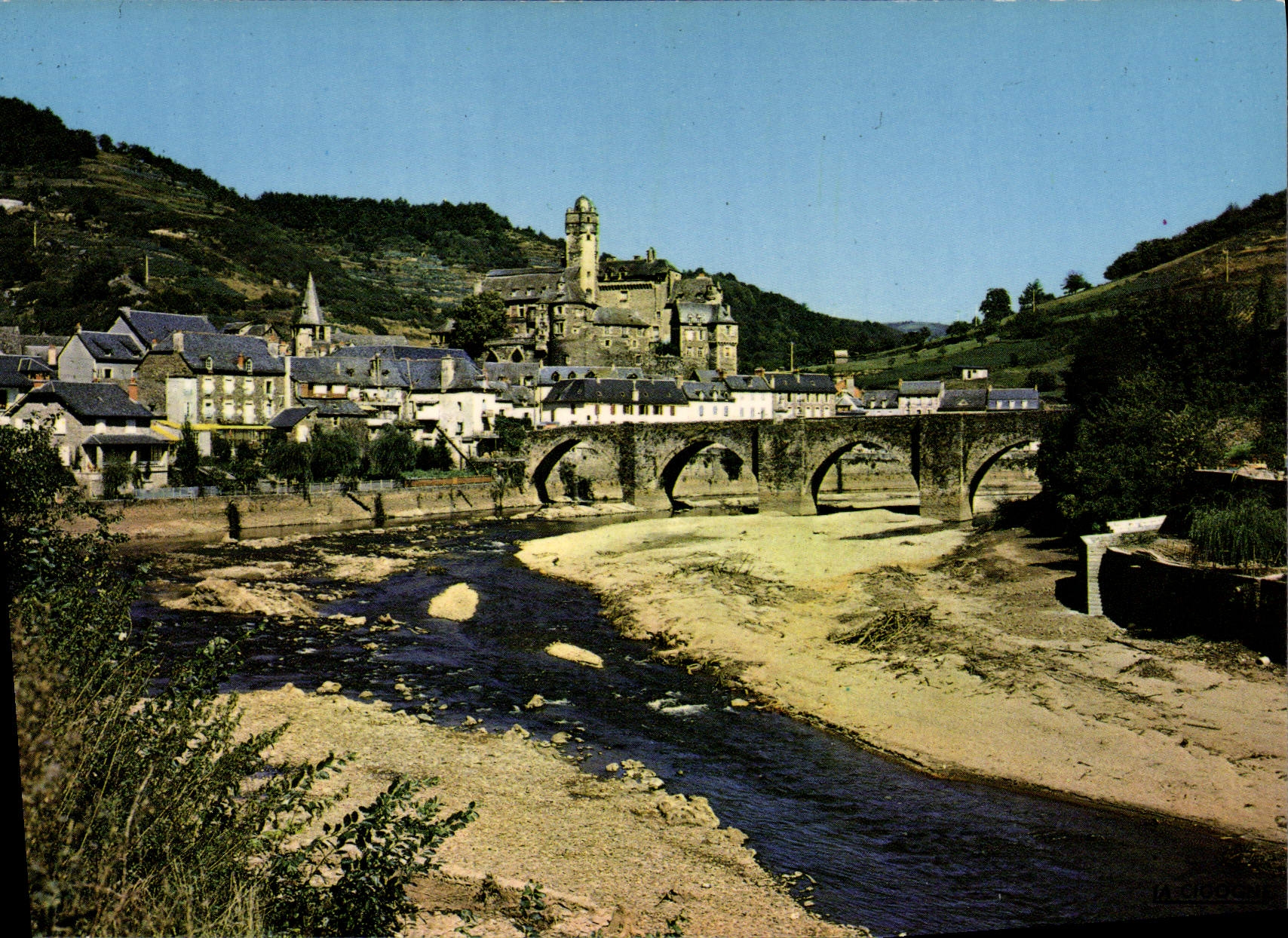 CPA Estaing Aveyron Vue generale