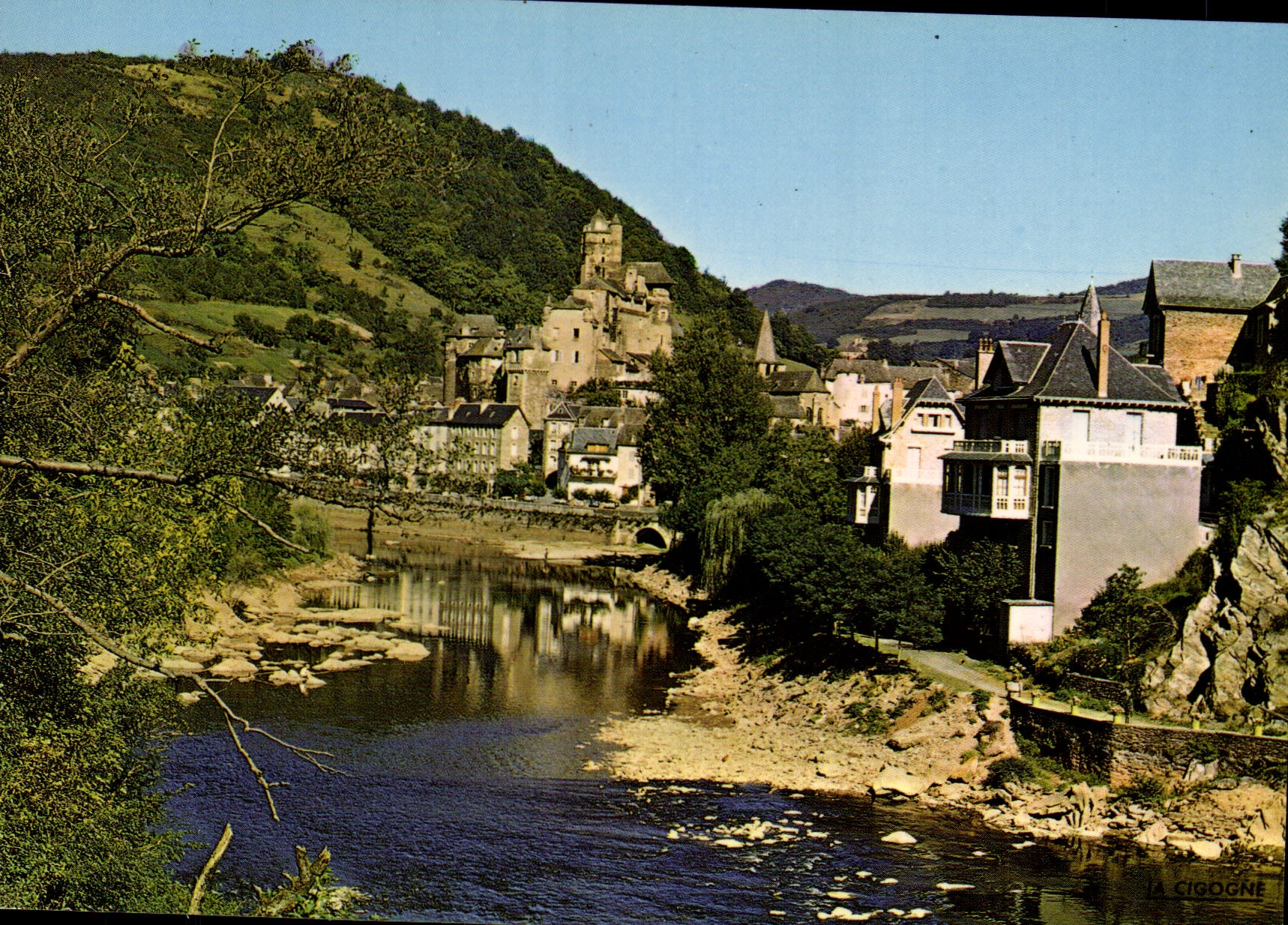 CPA Estaing Aveyron Vue generale