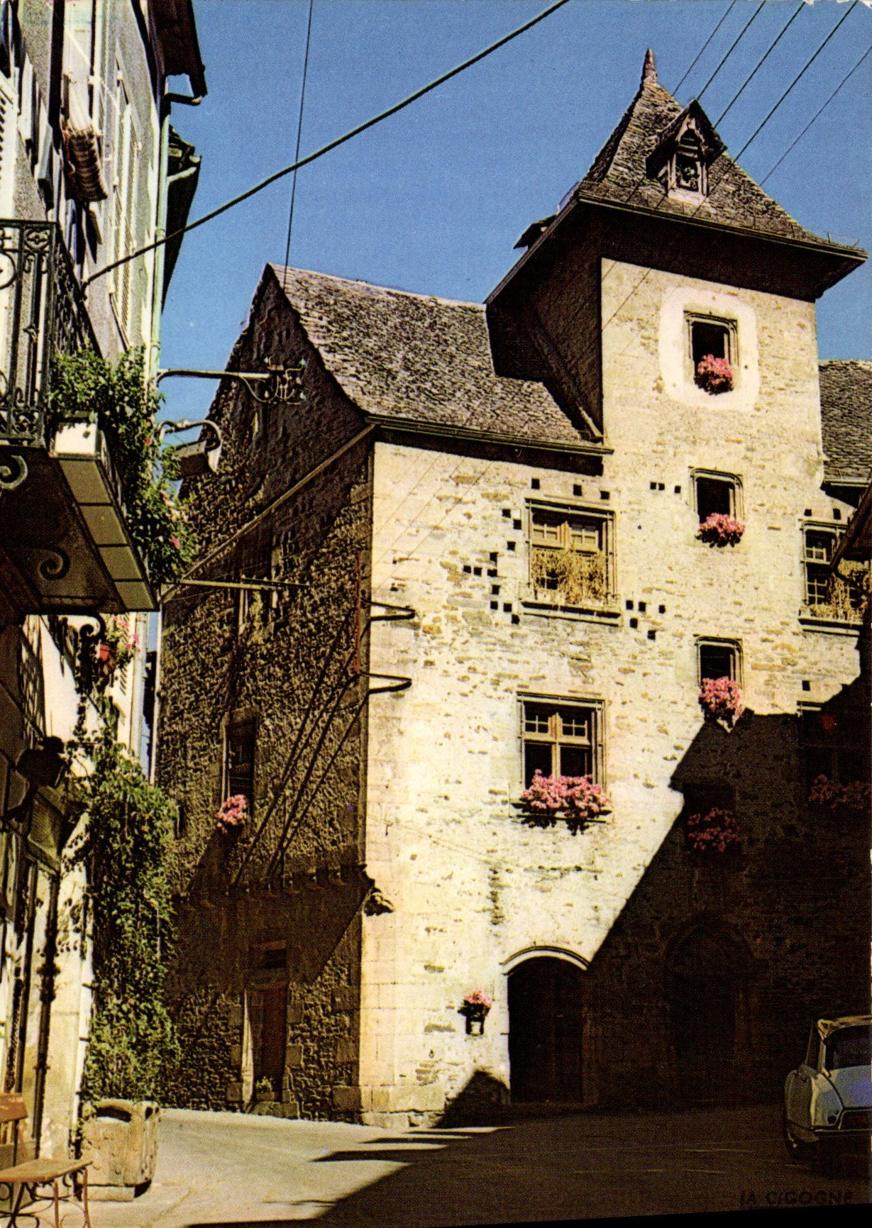 CPA Estaing Aveyron Vieille rue