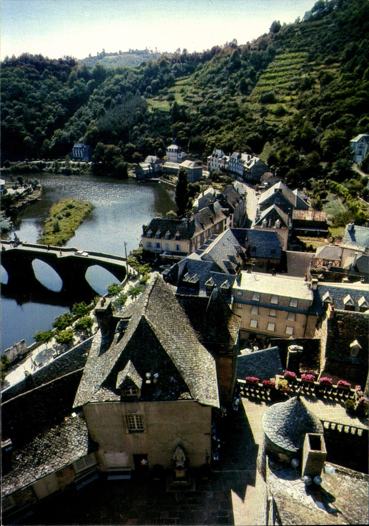 CPA Estaing Aveyron Depuis le Chateau