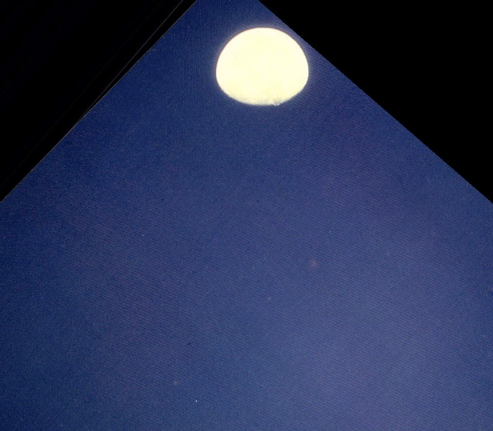 CPA Rodez Aveyron Clair de lune sur la cathedrale Notre Dame