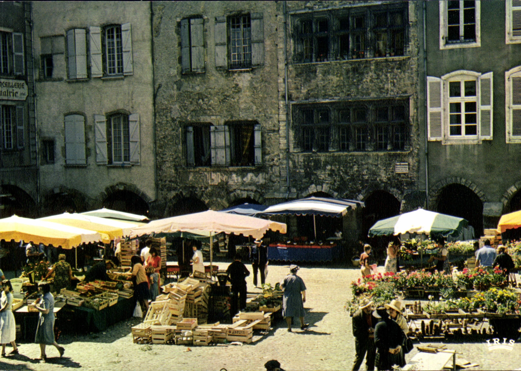 CPA Villefranche de Rouergue La Place Notre Dame