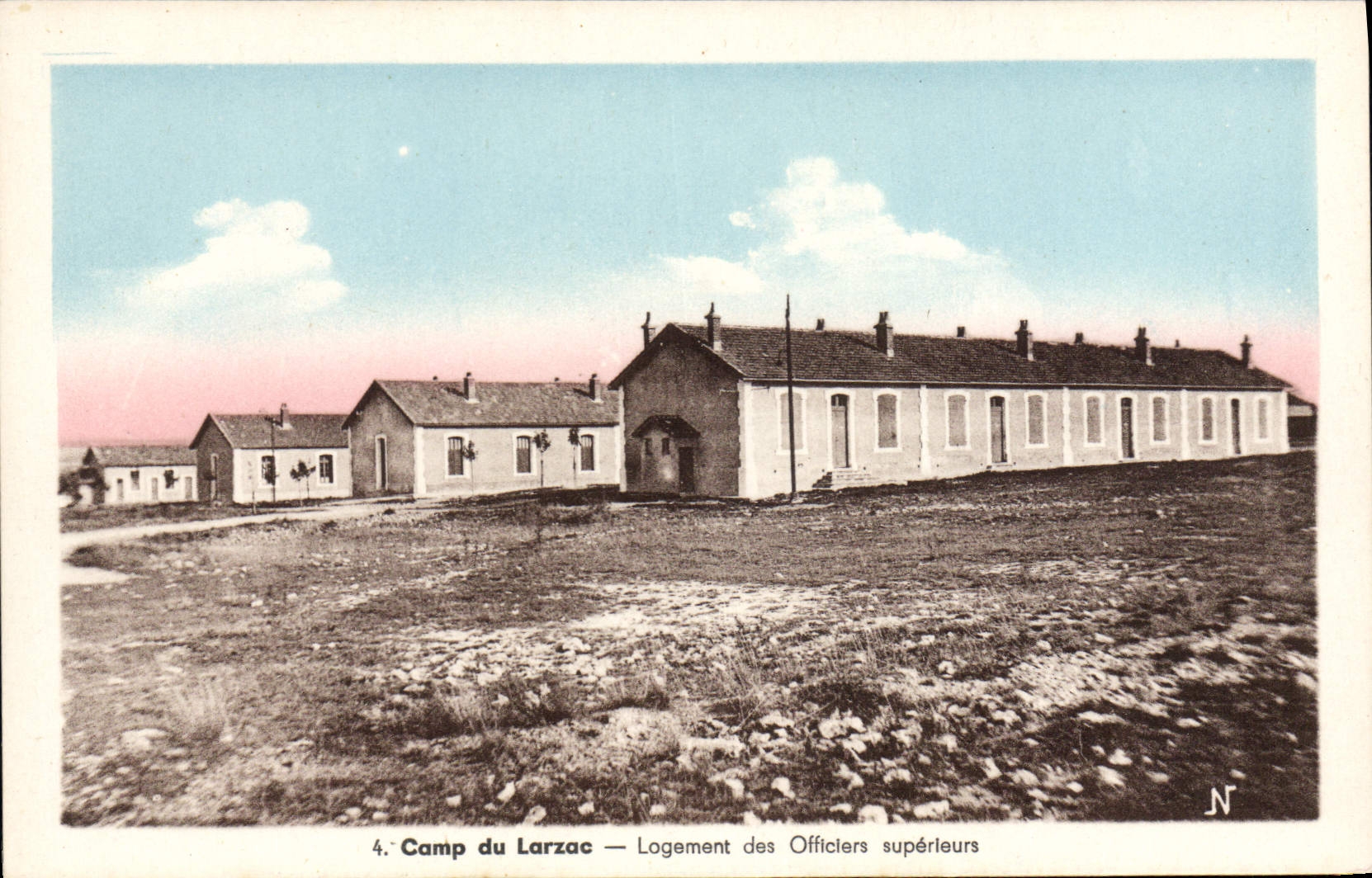CPA Camp du Larzac Logement des Officiers superieurs 
