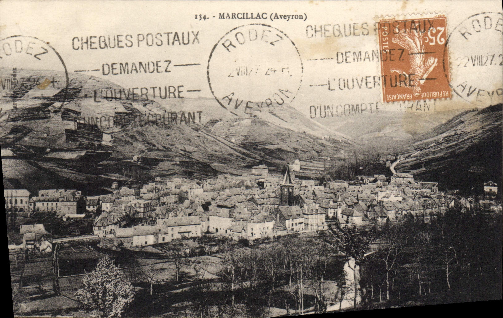 CPA Marcillac Aveyron 