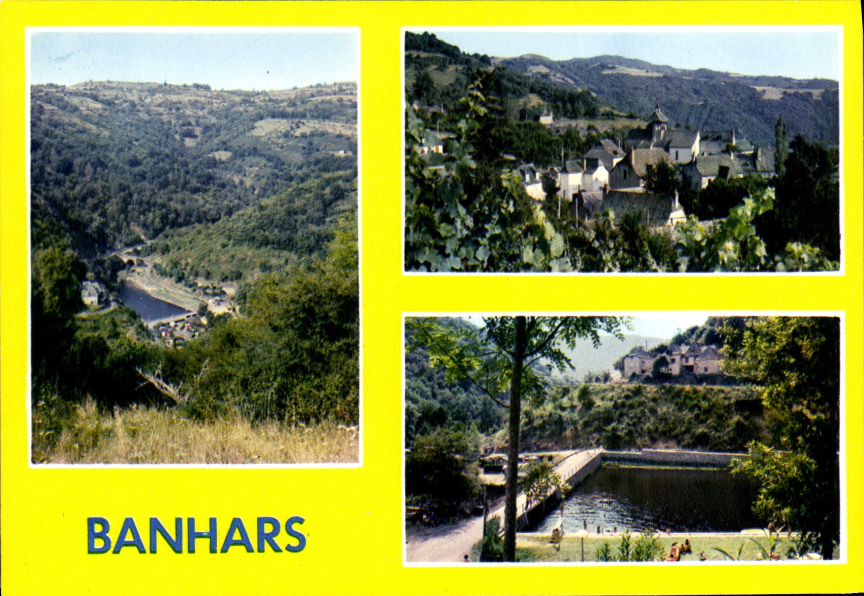 CPA Banhars Aveyron Le Camping de Laurariol Vue generale La Baignade