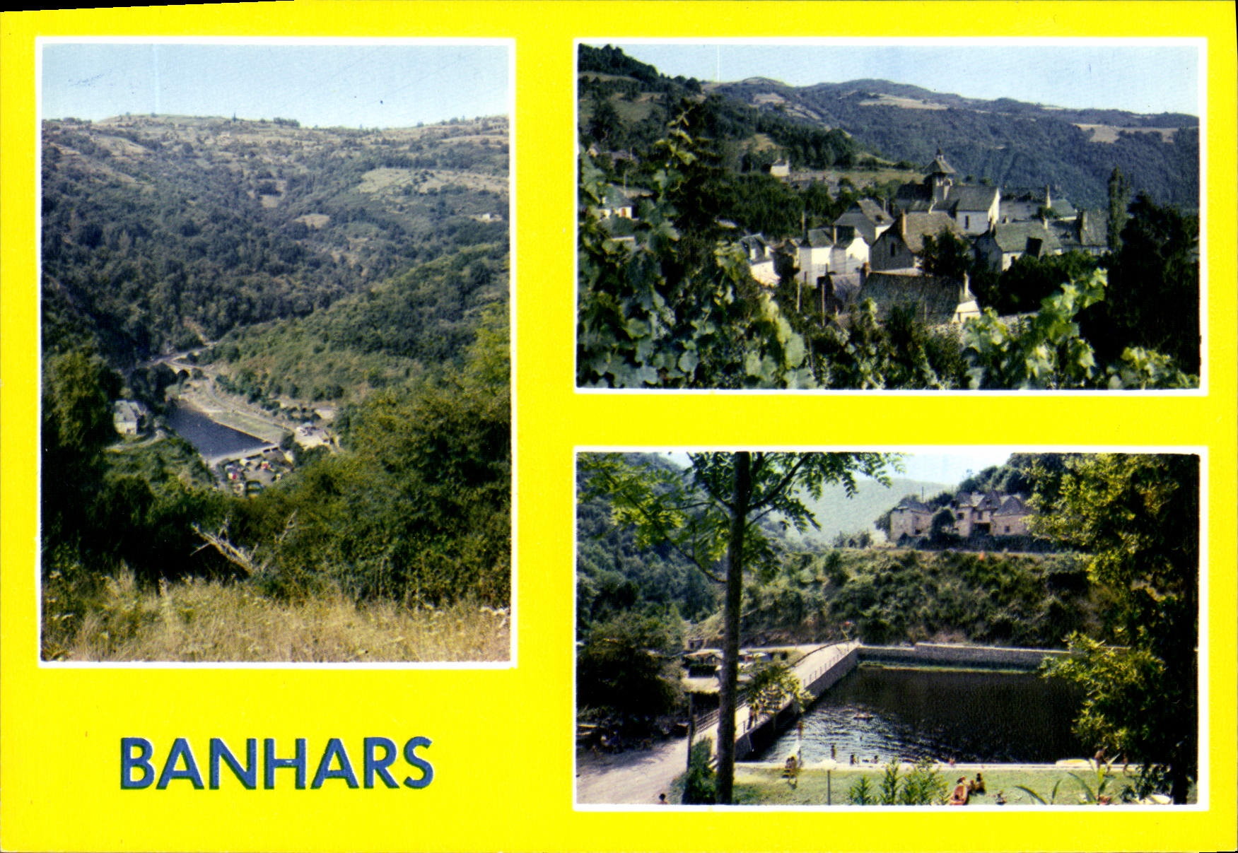 CPA Banhars Aveyron Le camping de Laurariol Vue generale La Baignade