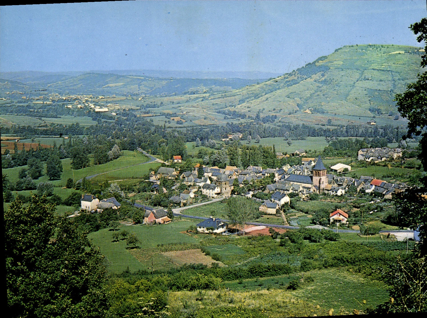 CPA Environs de Marcillac Vallon Aveyron Village de Valady