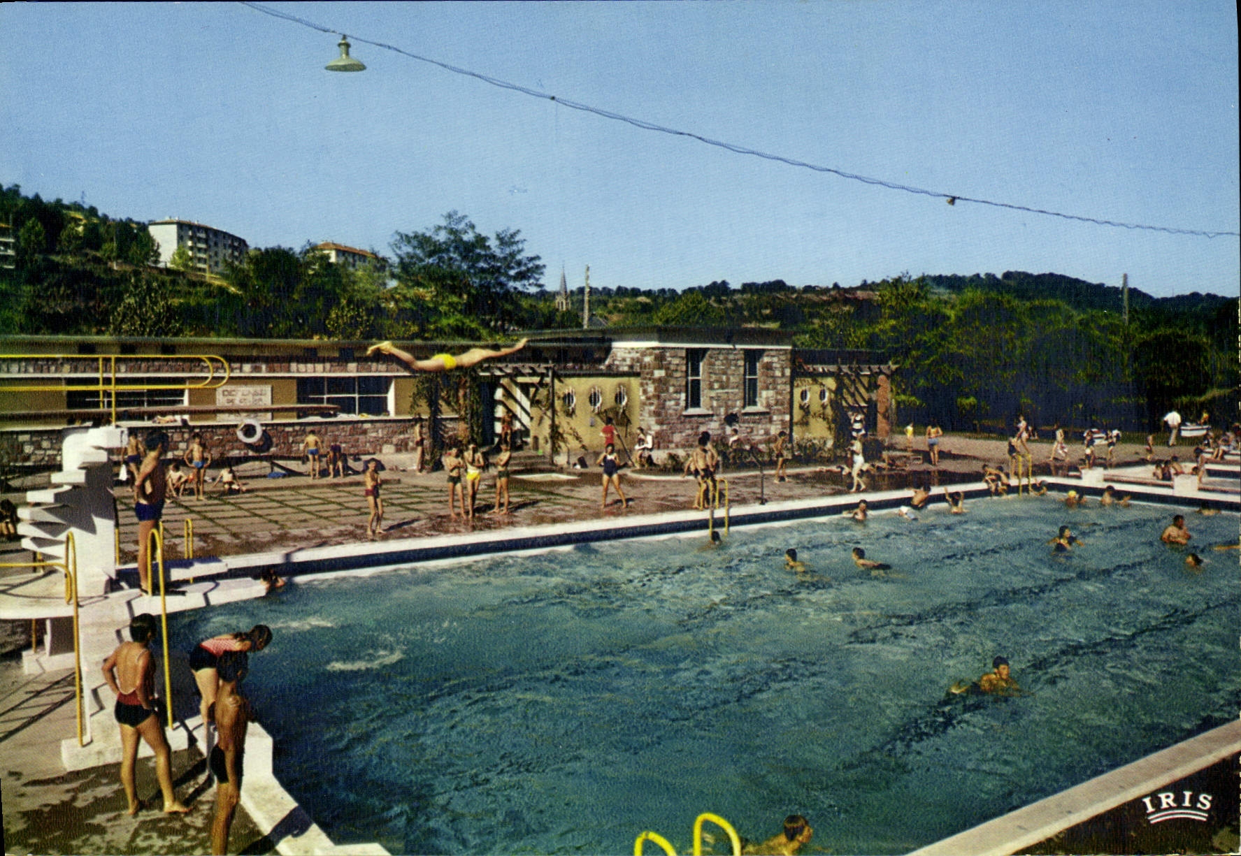 CPA Le Gua d'Aubin Aveyron La Piscine