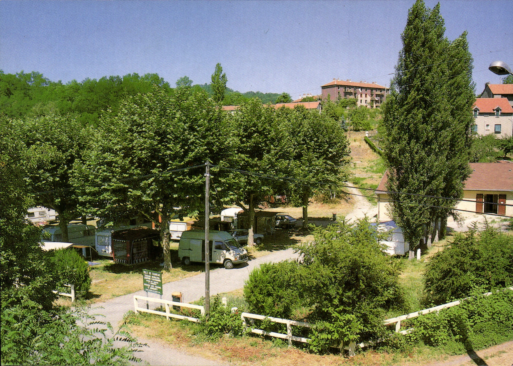 CPA Images de France Cransac les Thermes Aveyron Le Camping