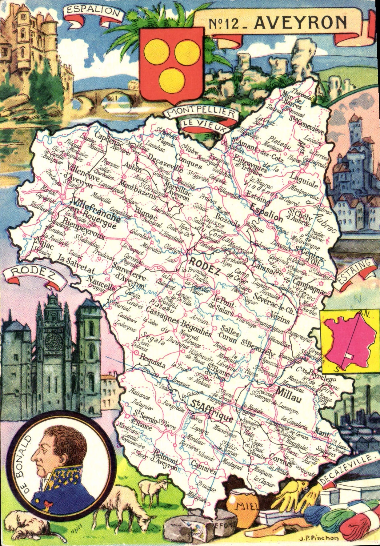 CPA Aveyron Montpellier Le Vieux de Cazeville