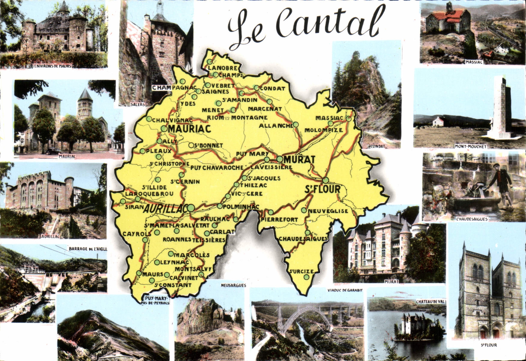 CPA Le Cantal 