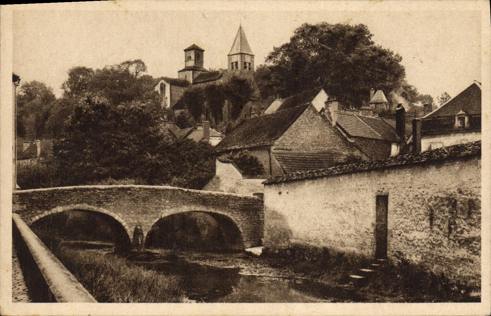 CPA CHATILLON-sur-SEINE Perthuis au Loup église