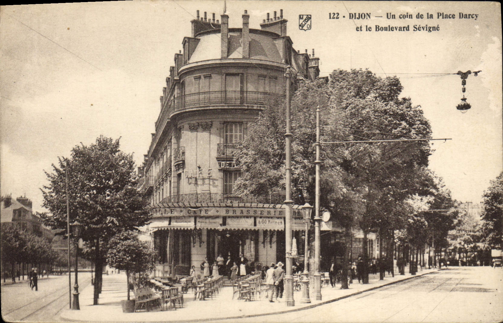 CPA DIJON place Darcy boulevard Sévigné