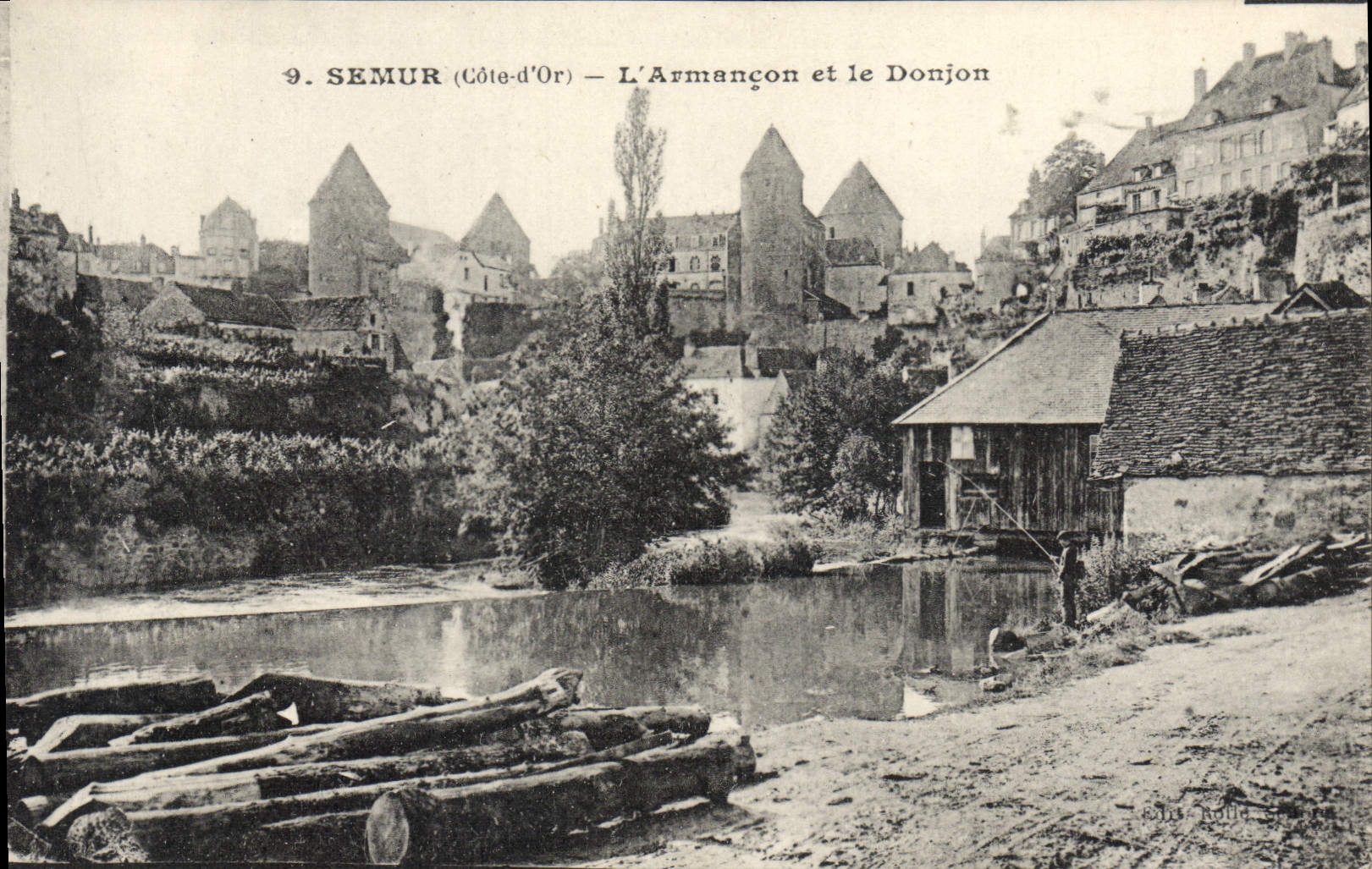 CPA SEMUR Armançon Donjon