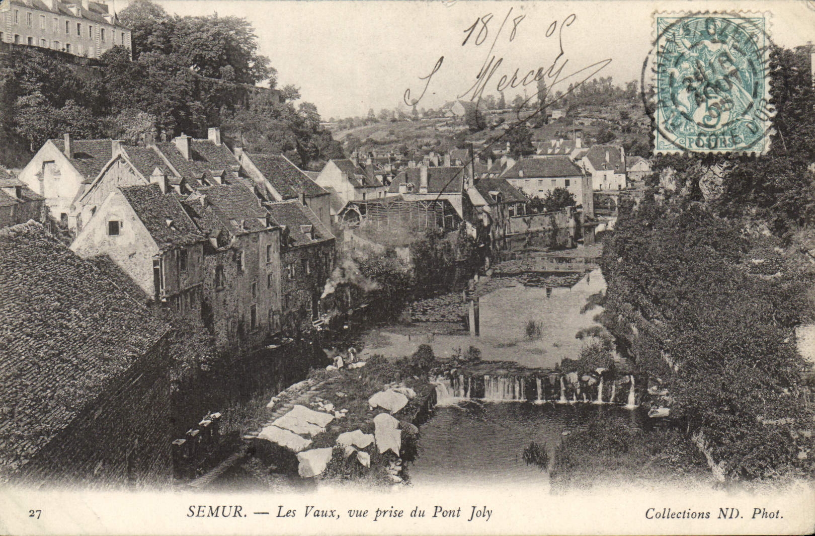 CPA SEMUR les Vaux Pont Joly