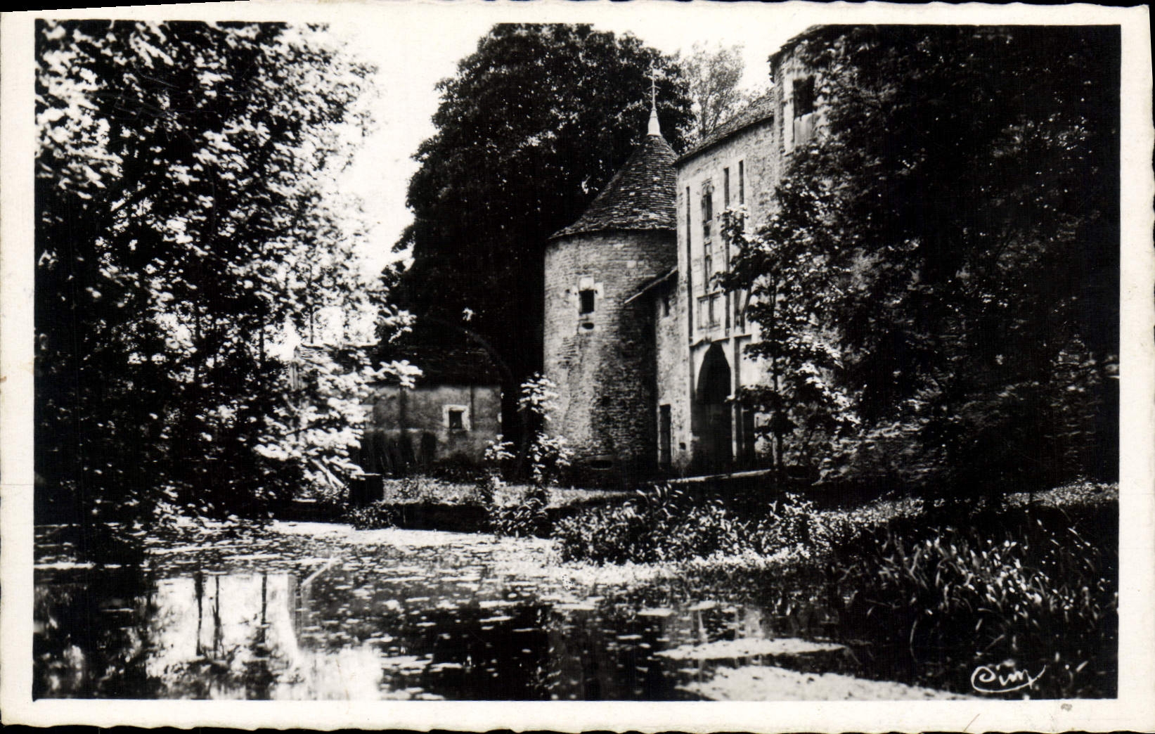 CPA SAINT-MAURICE-sur-VINGEANNE château de la Romagne