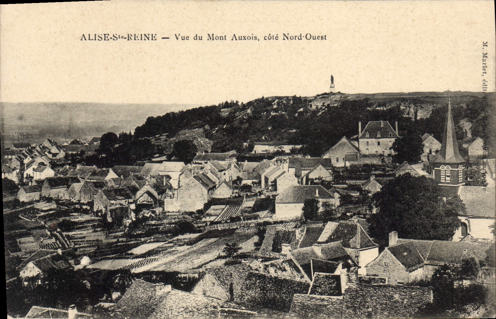 CPA ALISE SAINTE REINE vue générale