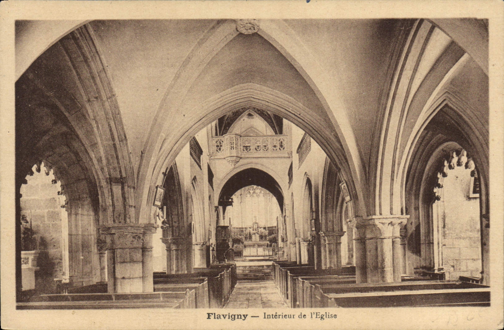 CPA FLAVIGNY église