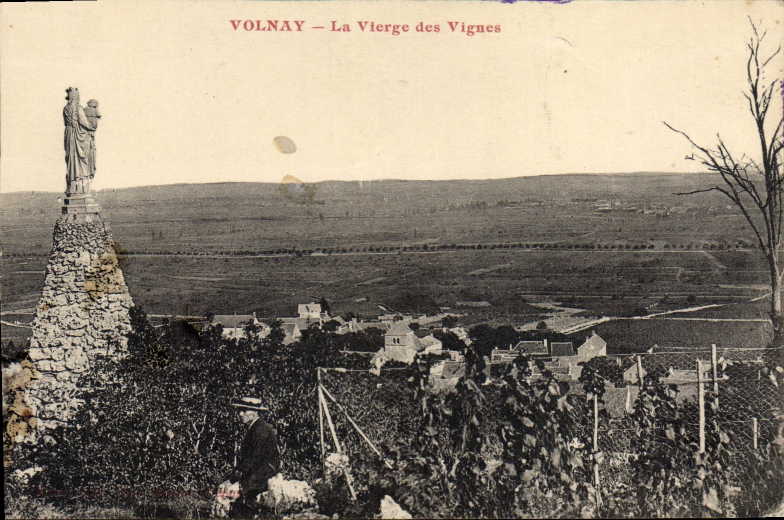 CPA VOLNAY Vierge des Vignes