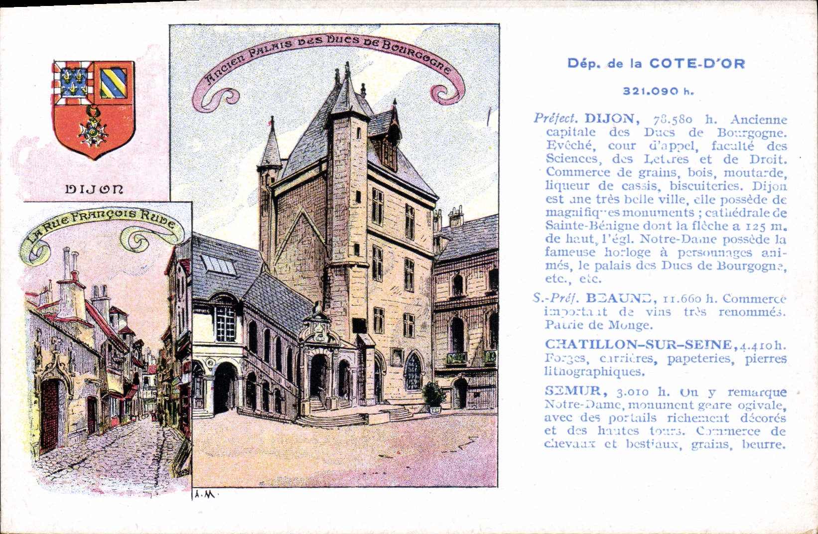 Département de la Côte d'Or Palais rue François Rude