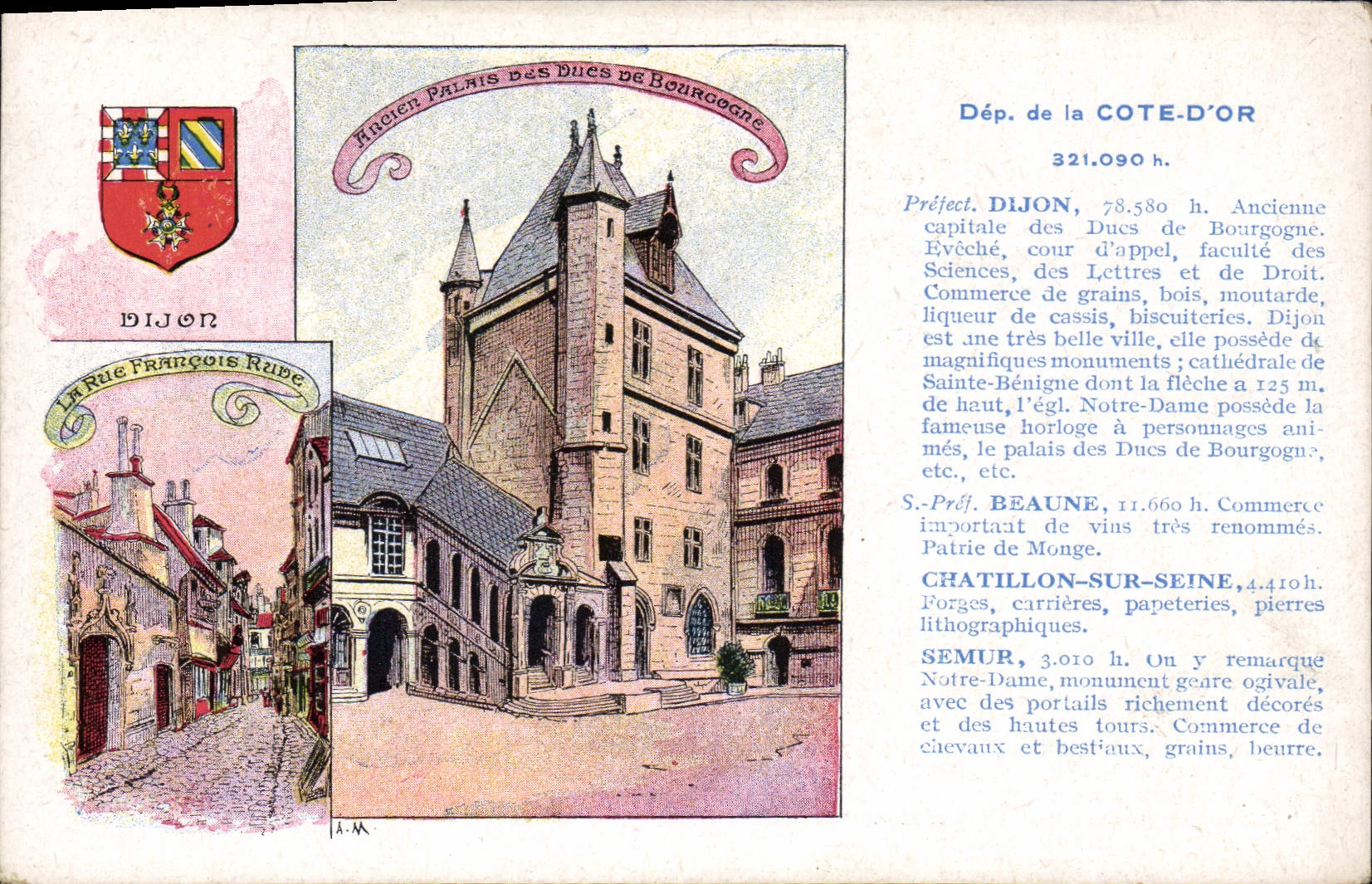 Département de la Côte d'Or Palais rue François Rude