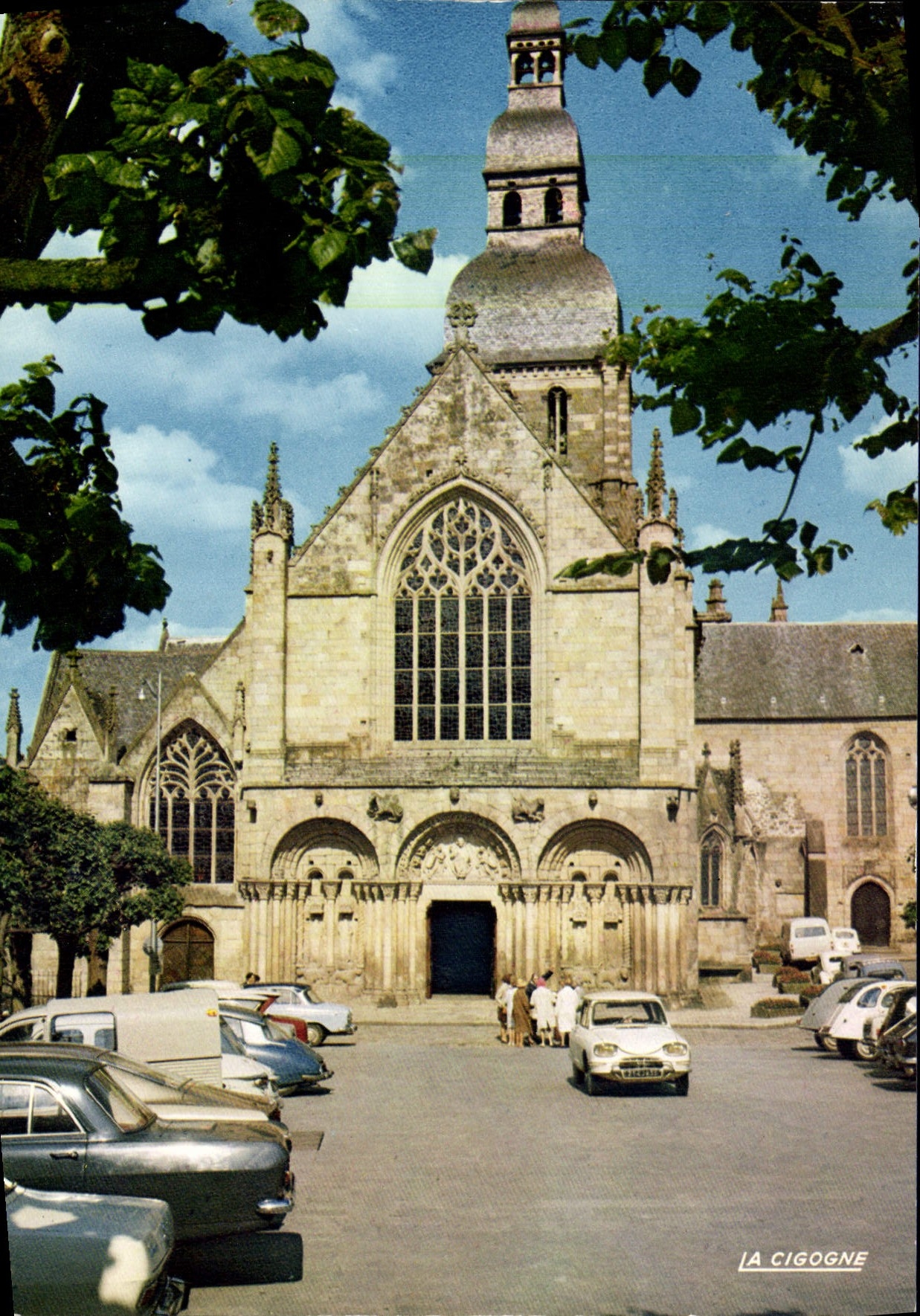 CPSM DINAN basilique Saint-Sauveur