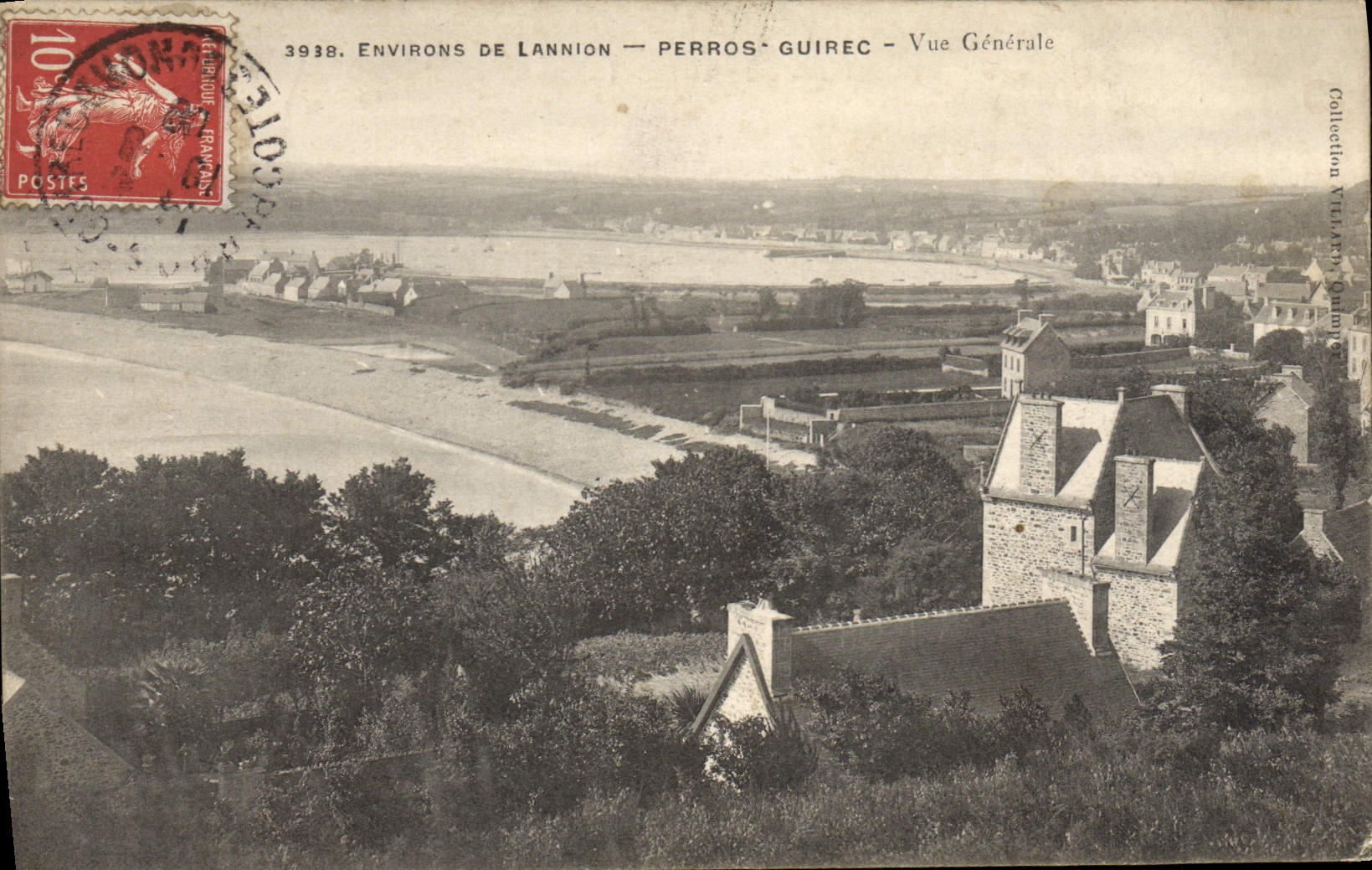 CPA PERROS-GUIRREC vue générale