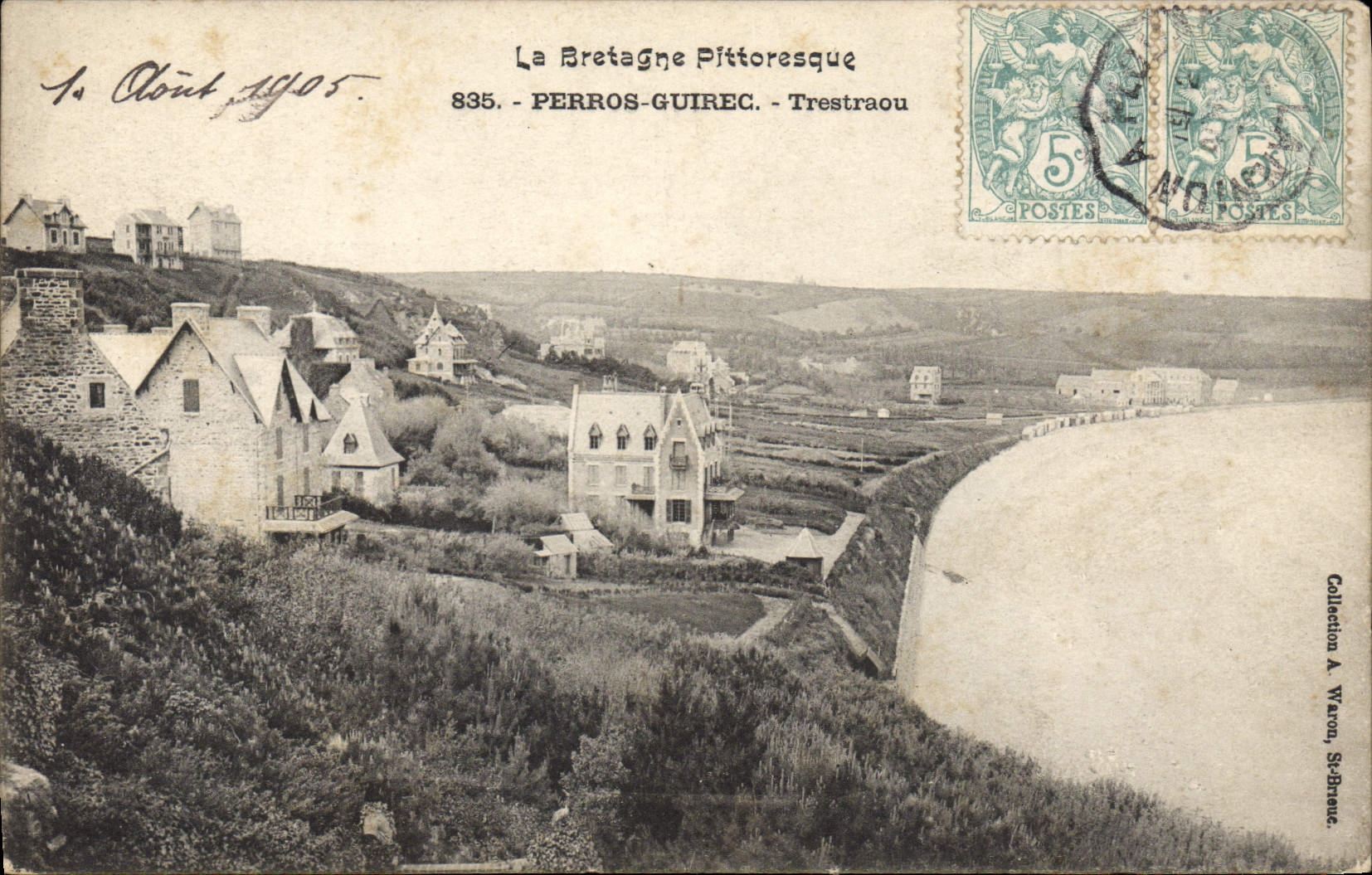 CPA PERROS-GUIRREC Trestraou