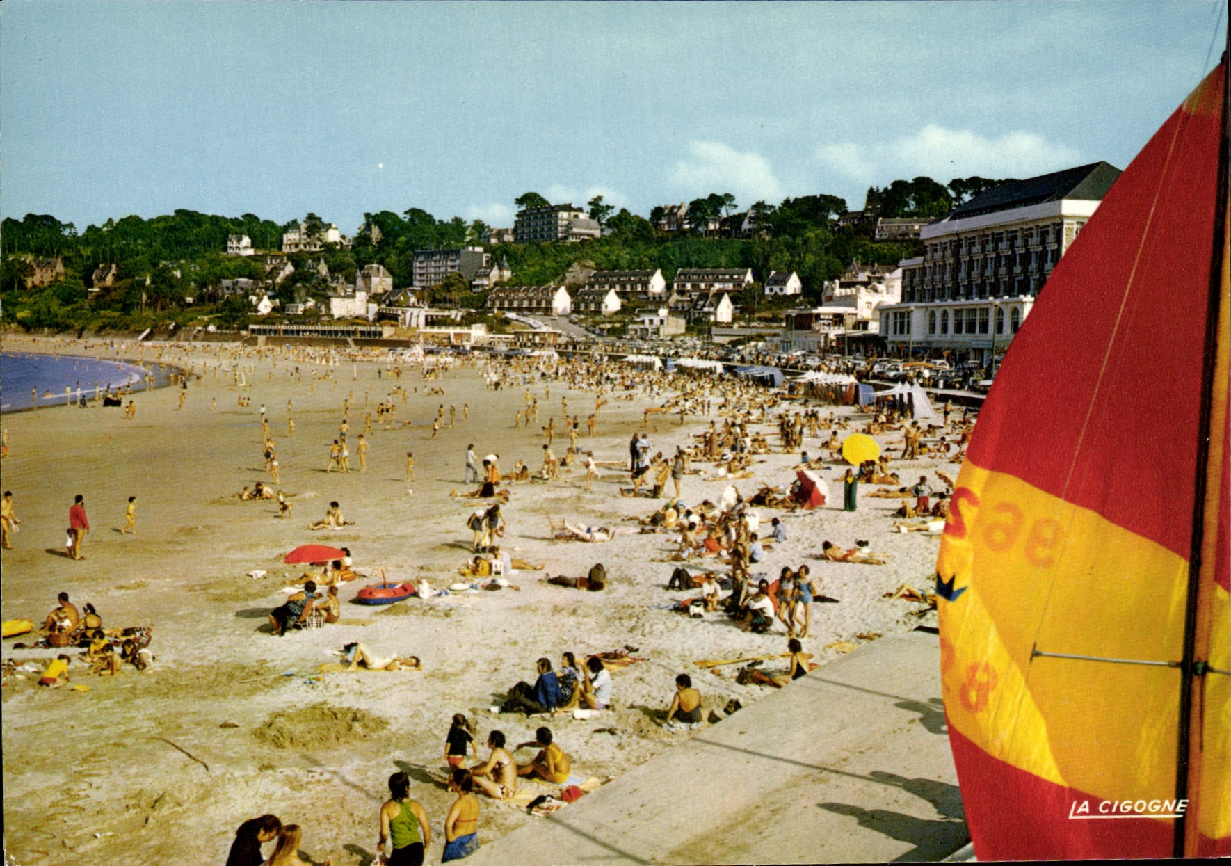 CPSM PERROS-GUIRREC plage de Trestraou Casino
