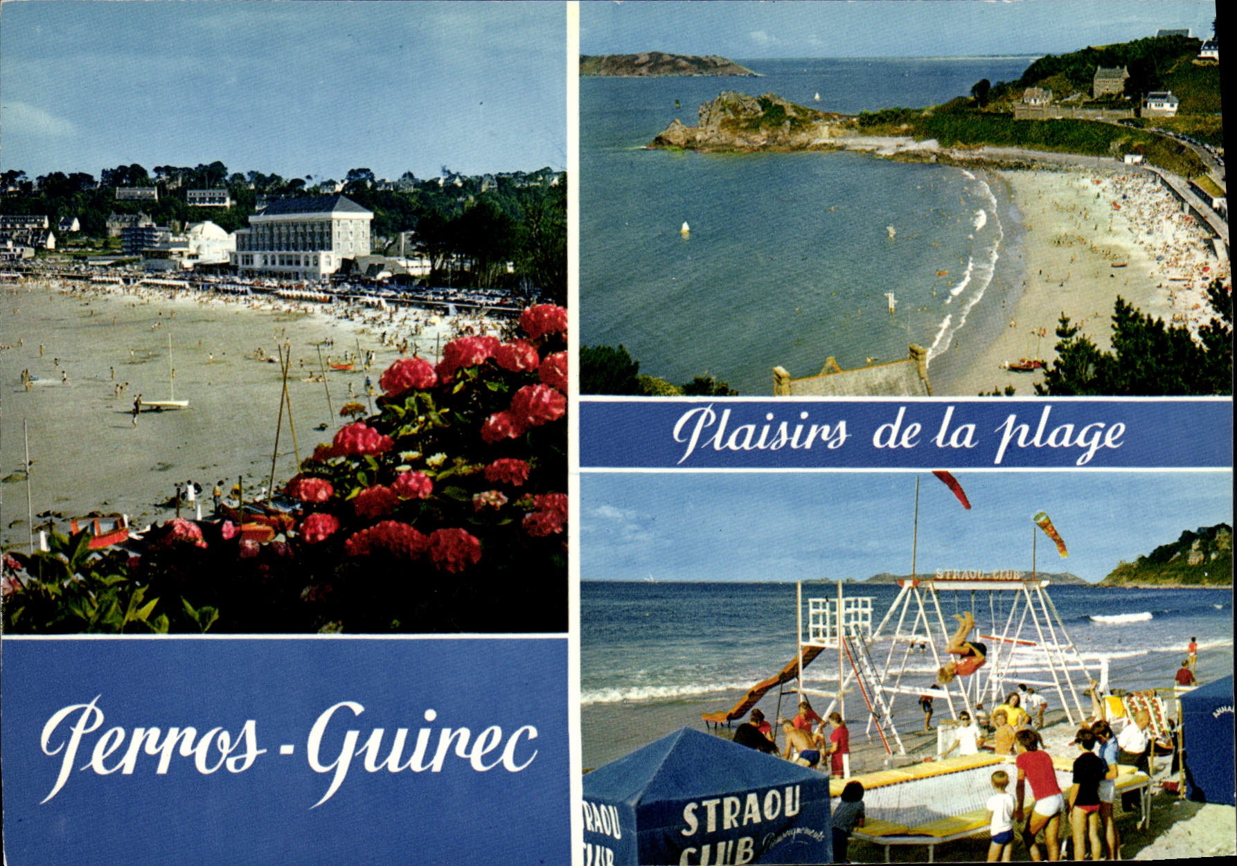 CPSM PERROS-GUIRREC plaisirs de la plage