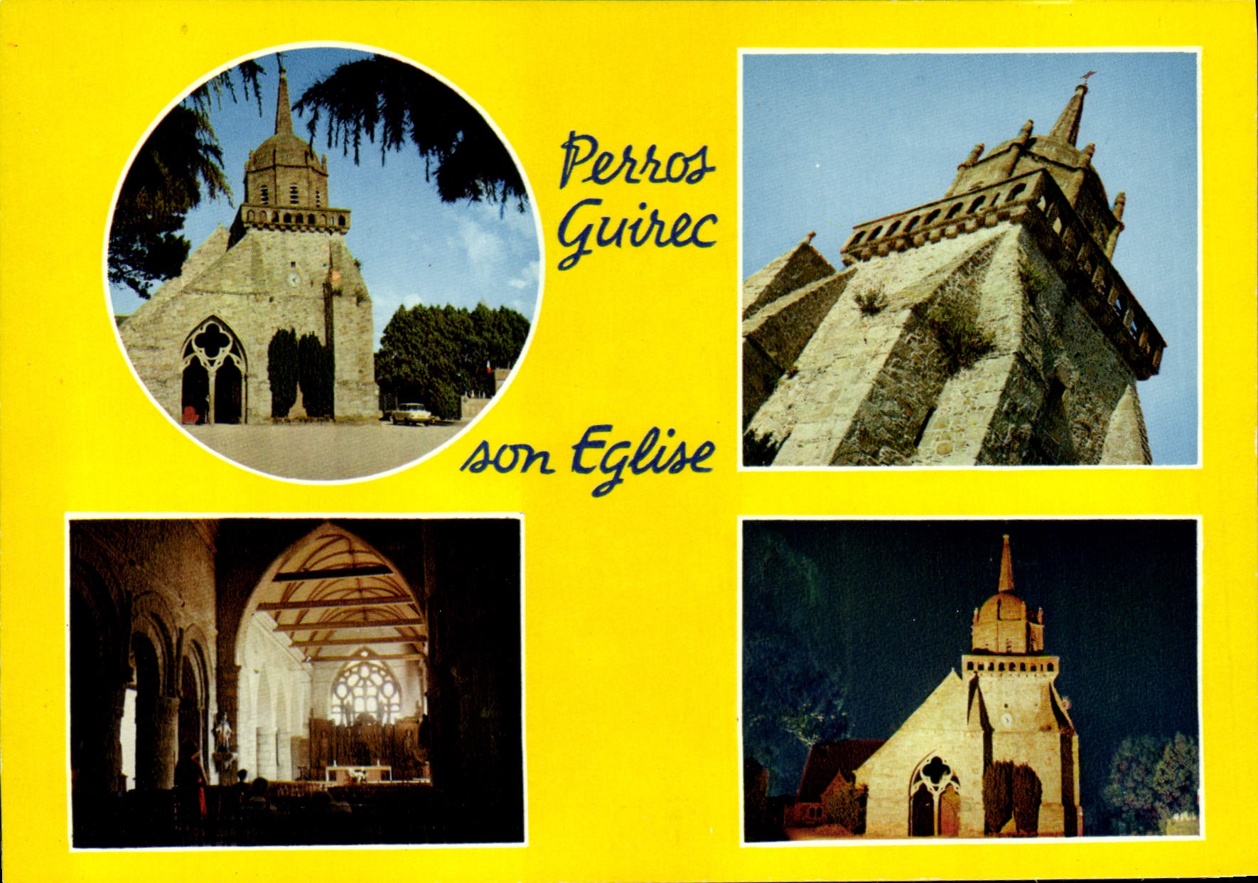 CPSM PERROS-GUIRREC église