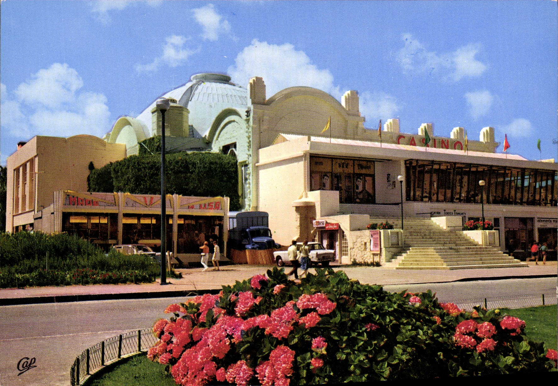 CPSM PERROS-GUIRREC plage de Trestraou Casino