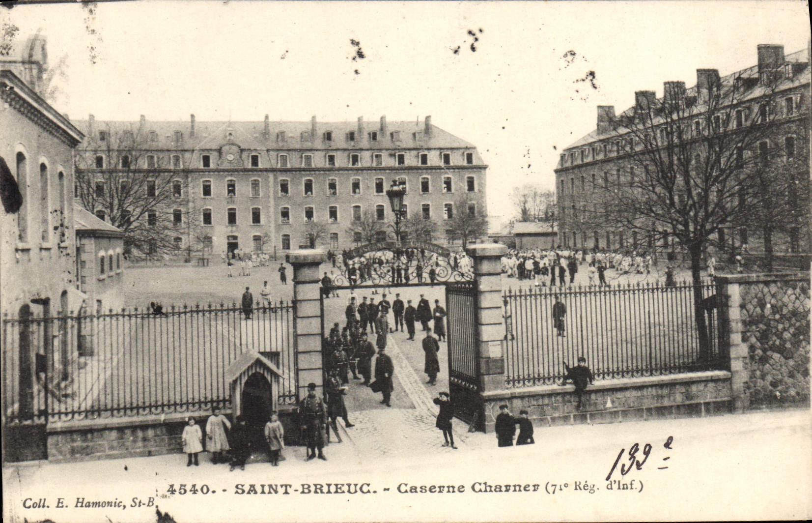 CPA SAINT-BRIEUC caserne Charner 71ème régiment infanterie