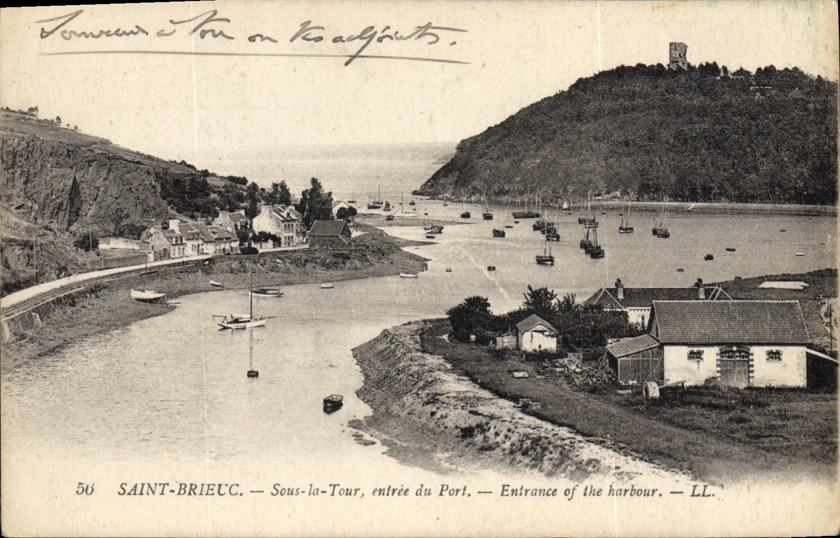 CPA SAINT-BRIEUC entrée du Port