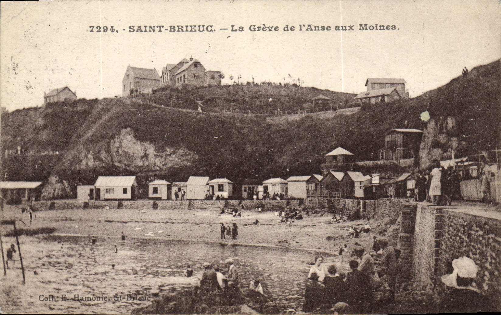 CPA SAINT-BRIEUC grève de l'anse aux moines