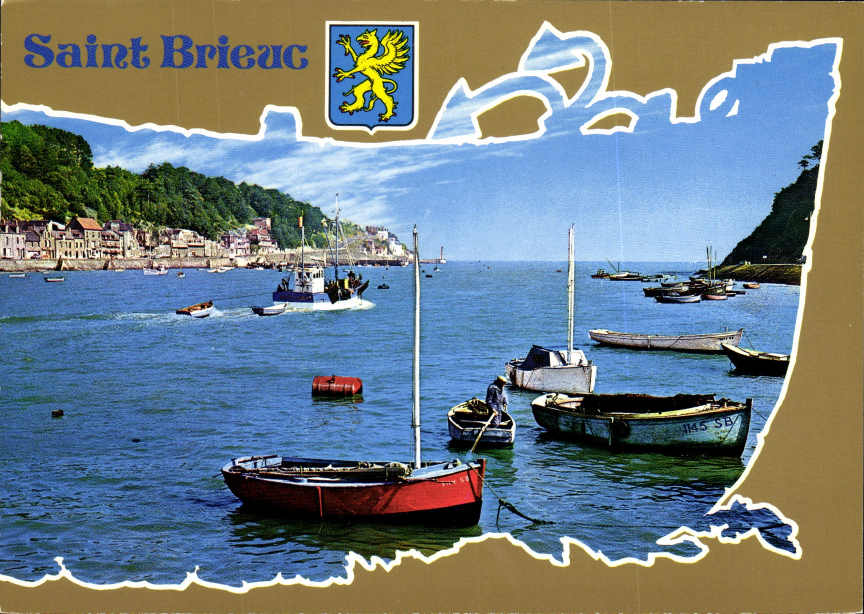 CPSM SAINT-BRIEUC sous la tour