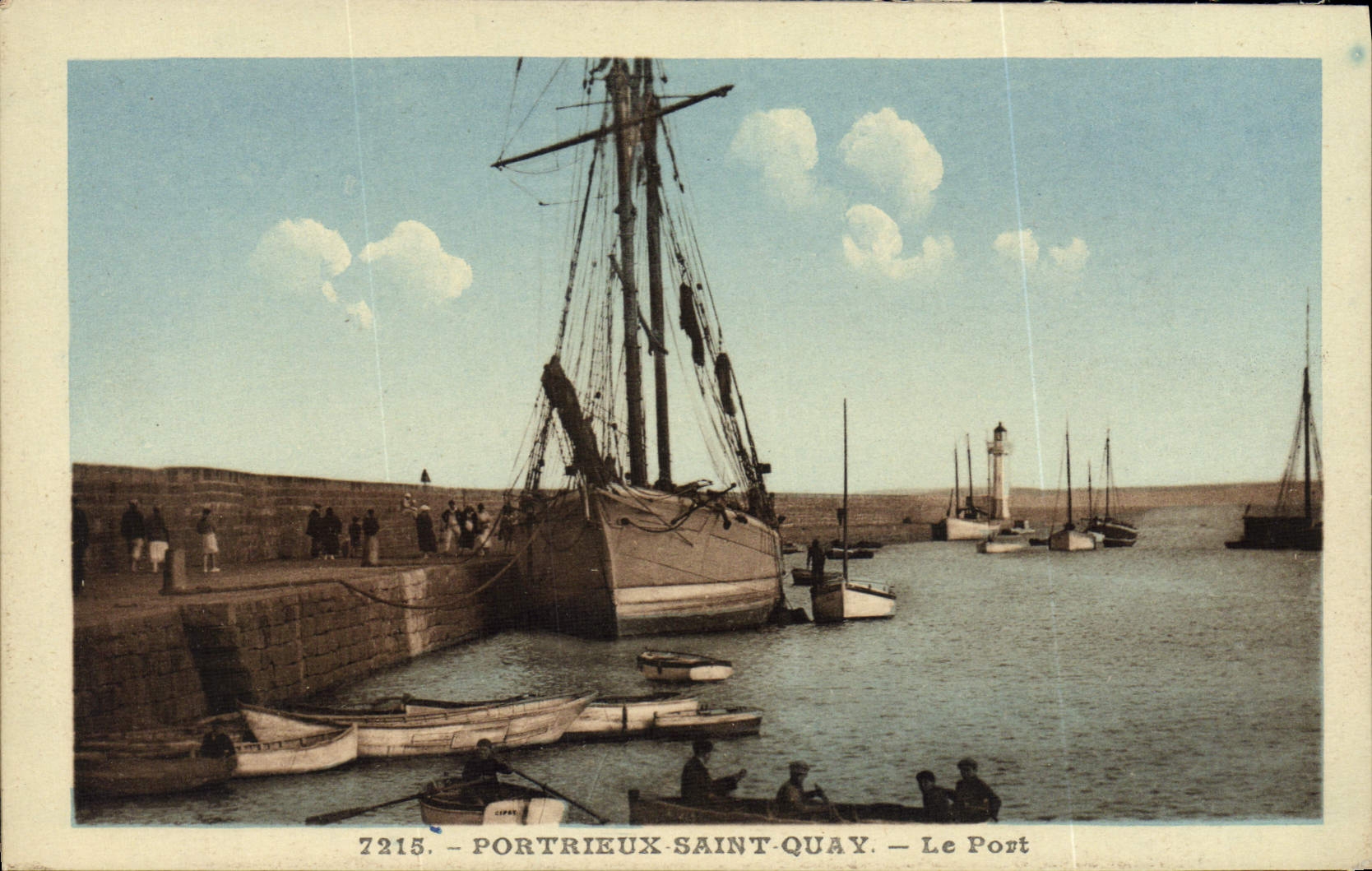 CPA SAINT-QUAY-PORTRIEUX le port