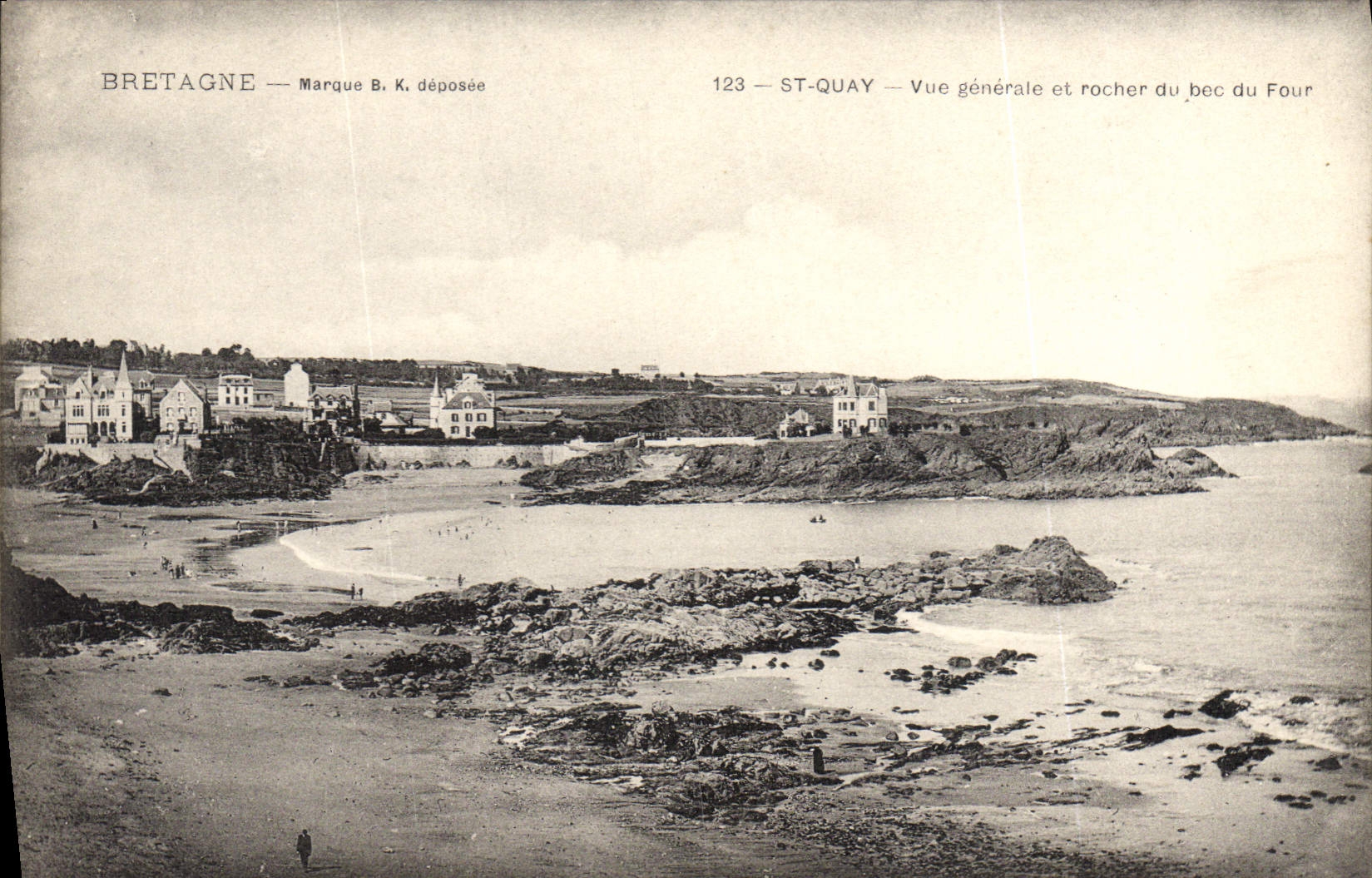 CPA SAINT-QUAY-PORTRIEUX vue générale bec du Four