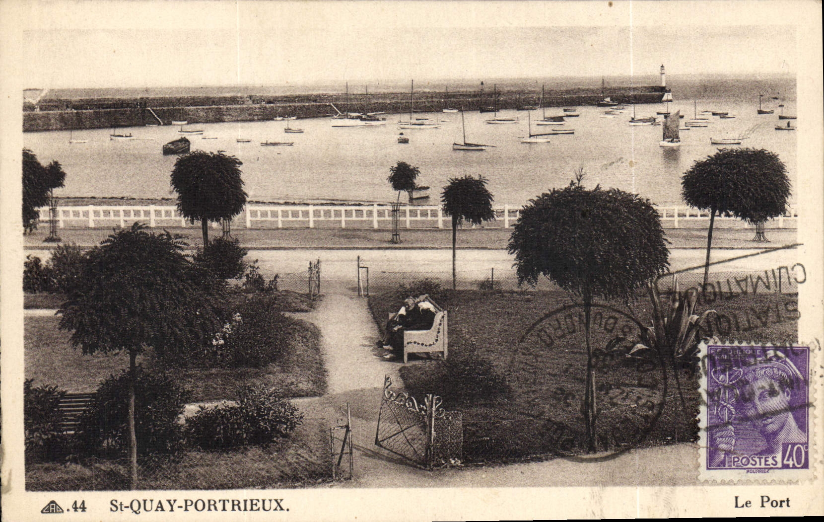 CPA SAINT-QUAY-PORTRIEUX le port