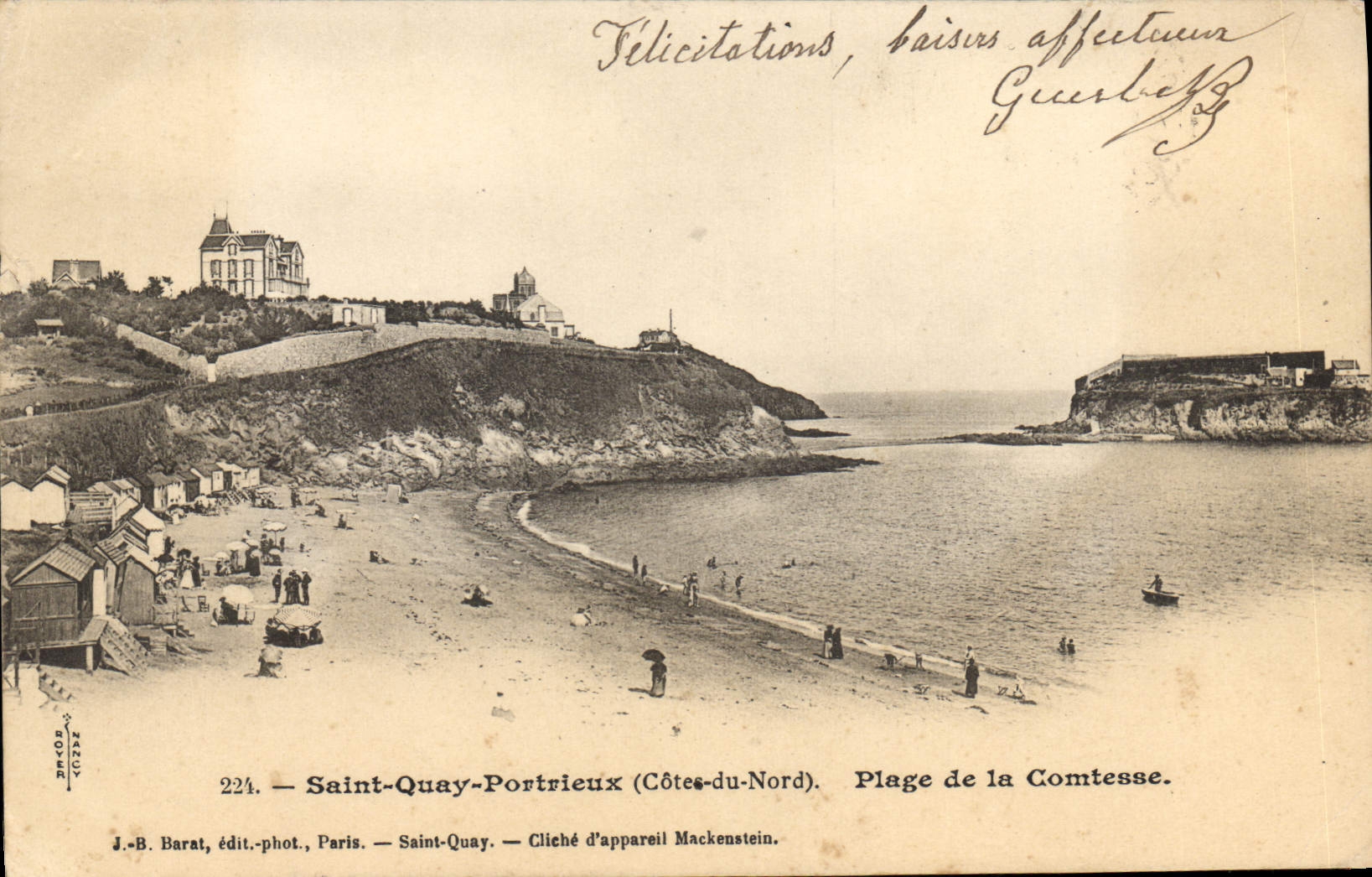 CPA SAINT-QUAI-PORTRIEUX Plage de la Comtesse