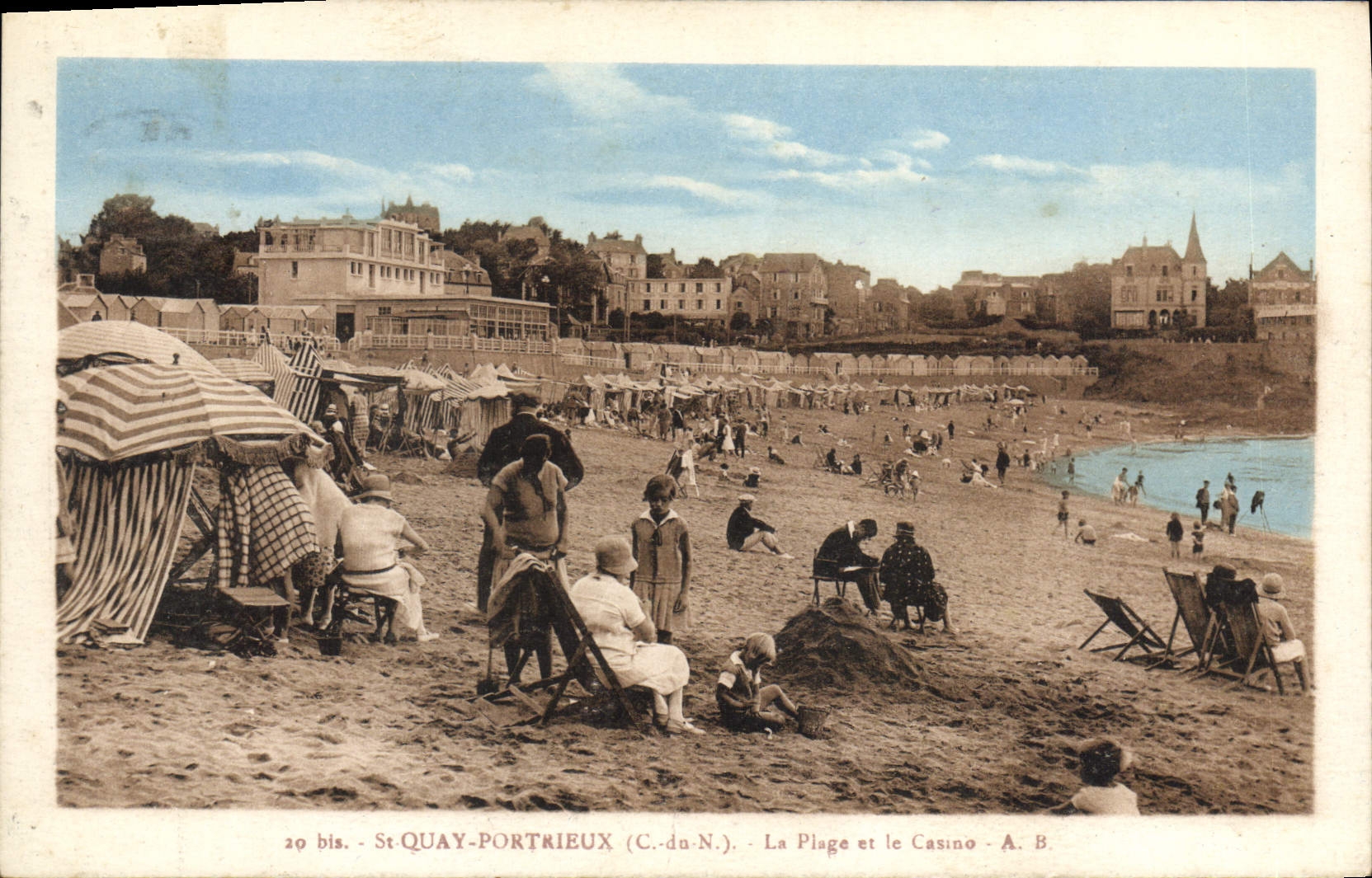 CPA SAINT-QUAI-PORTRIEUX Plage casino