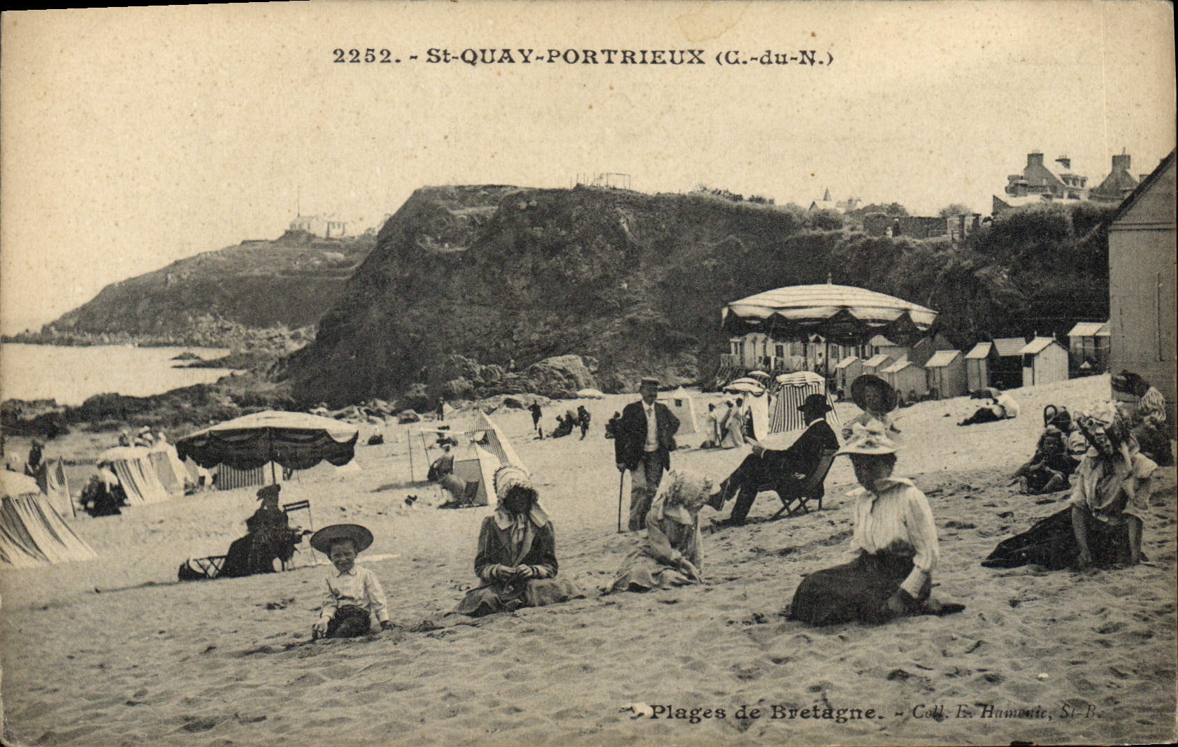 CPA SAINT-QUAI-PORTRIEUX Plage