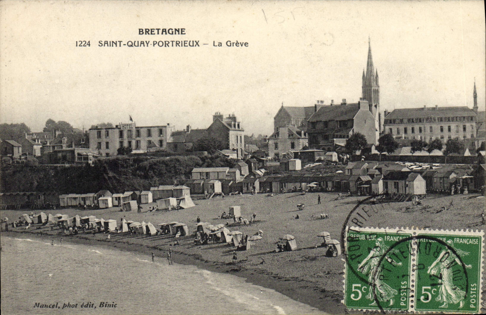 CPA SAINT-QUAI-PORTRIEUX la grève