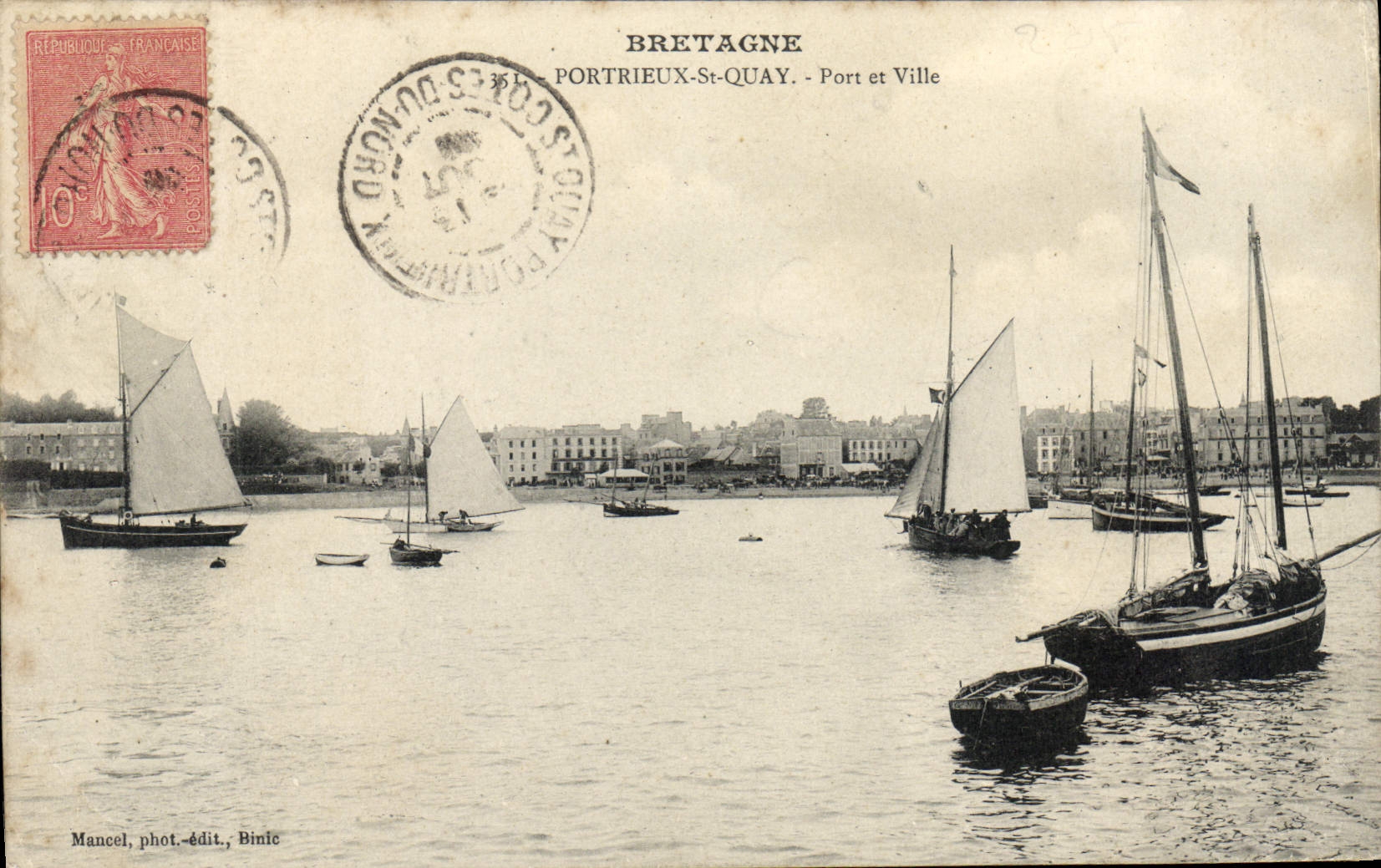CPA SAINT-QUAI-PORTRIEUX ville et port