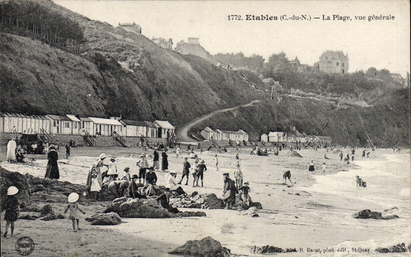 CPA ETABLES plage