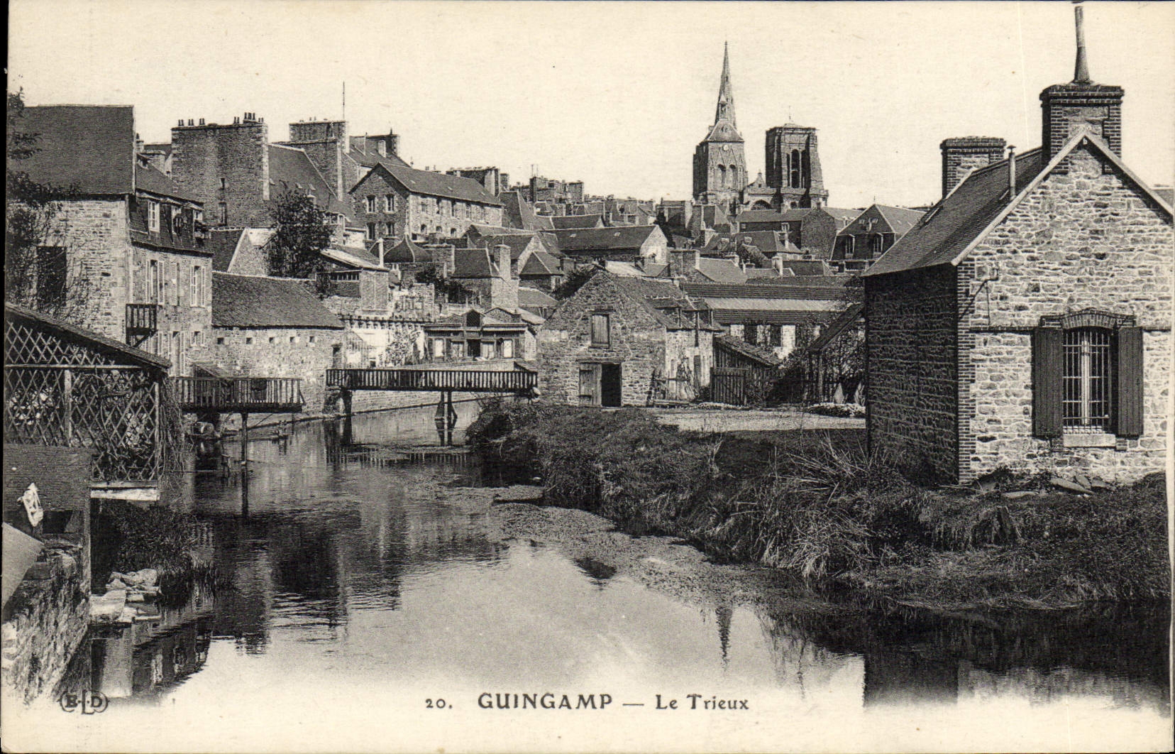 CPA GUINGAMP le Trieux