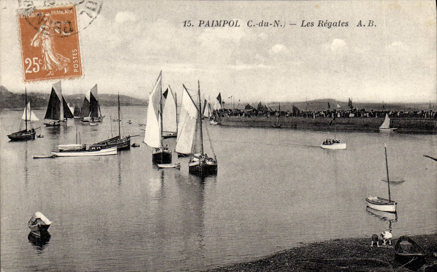 CPA PAIMPOL régates